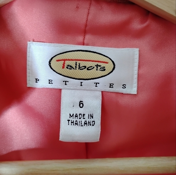 Talbots 6P Petite Blazer Preppy Tailored Classic Careerwear - Picture 6 of 7